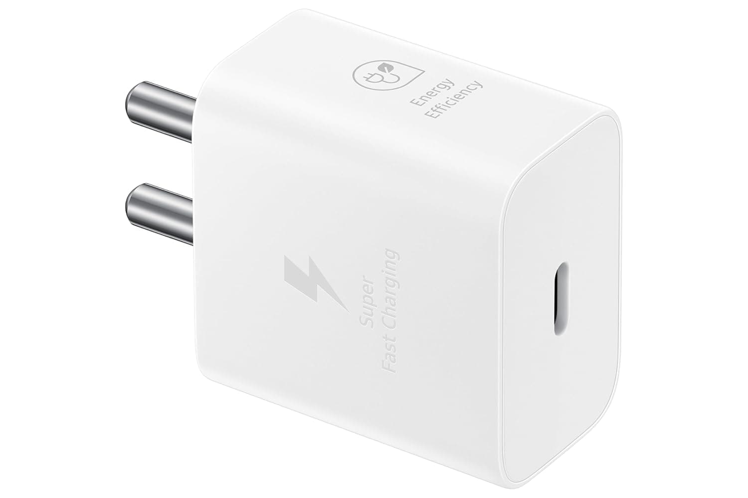 Samsung Original 25W Type-C Travel Adapter: GaN Technology Super Fast Charger for Galaxy S25, S24, iPhone &amp; Pixel (White)