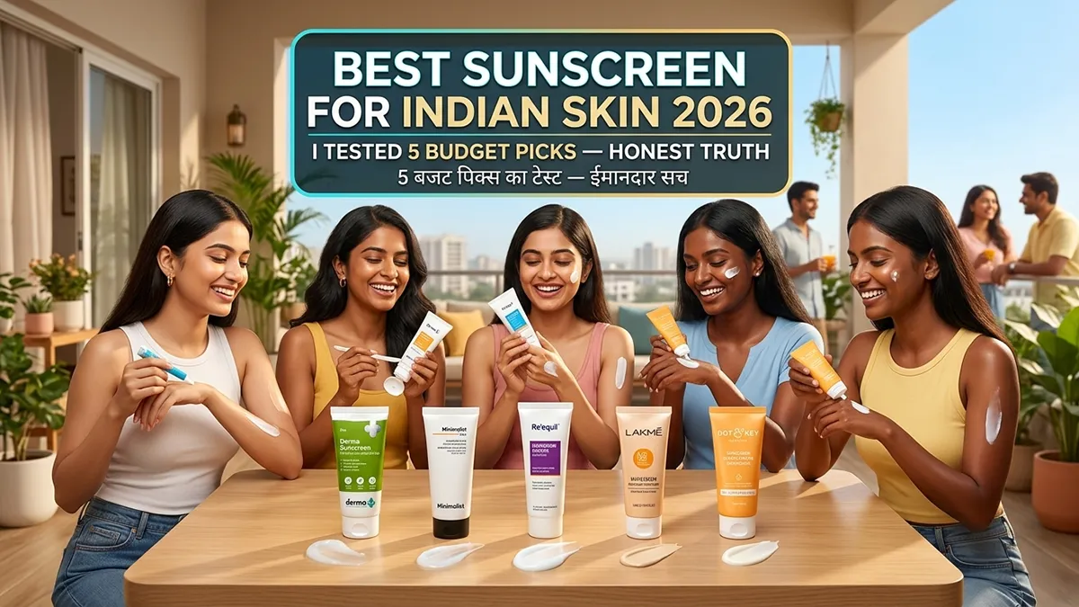 Best Sunscreen for Indian Skin 2026 | Honest Review