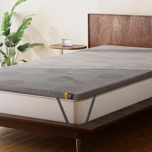 Frido Ultimate Mattress Topper single bed premium cover grey India