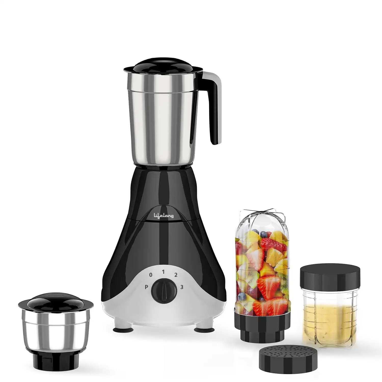 Lifelong LLMG39 500W mixer grinder 4 jars stainless steel Nutri Bullet India