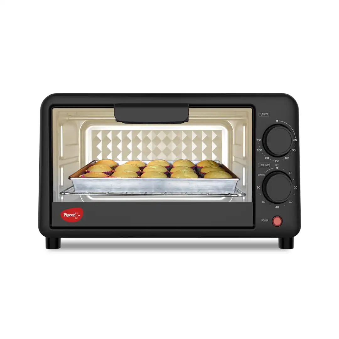 Pigeon 9L OTG oven toaster griller dual heating 60-min timer India